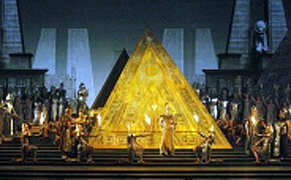 Aida Monumental Opera on Fire